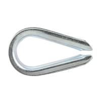 Коуш для стальных канатов, оцинкованный