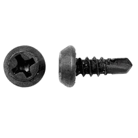 Клопы оксидированные, наконечник - сверло