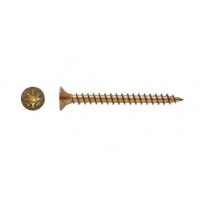 Саморезы универсальные из белого\желтого цинка "POZI"